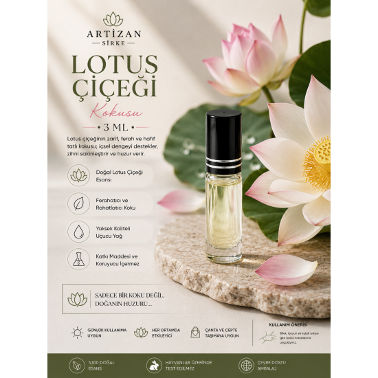 Lotus çiçeği kokusu (3 ml ) 