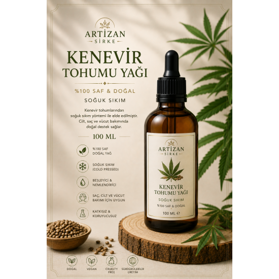 Kenevir tohumu yağı (100 ml)