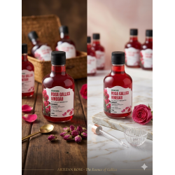 Rosa gallica gül sirkesi 250 ml 