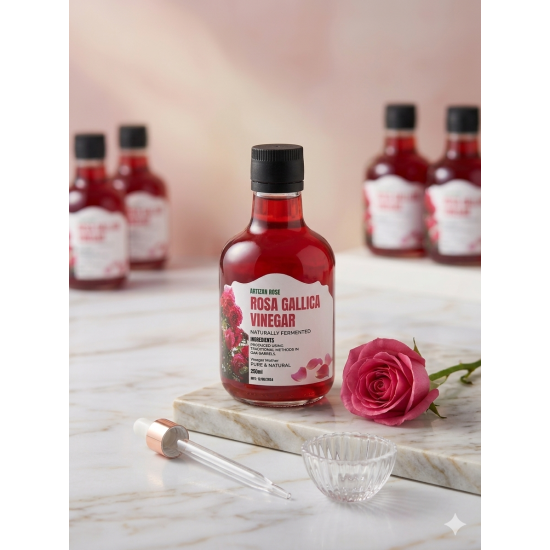 Rosa gallica gül sirkesi 250 ml 