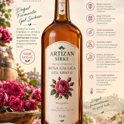 Rosa Gallica Gül Sirkesi 1 litre 
